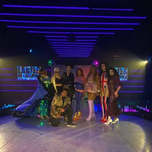 End of the drag show