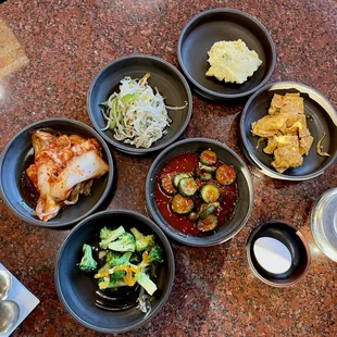 Banchan (complimentary sides)