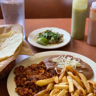 a plate of food