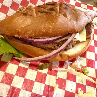 The Turkey Burger w/ Avocado & Cheese