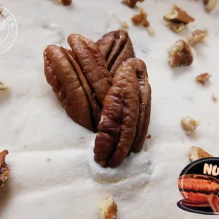 🥜 We are all a little nuts 🥜  Fun Fact: Pecans are loaded with antioxidants that fight heart disease and cancer 👊🏽💢 ✅