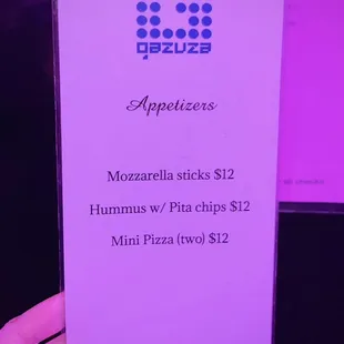 Food Menu