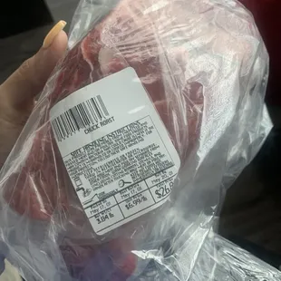 The beef roast I just bought today. The dates are incorrect but everything else is correct.