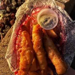 Cod fish n' chips