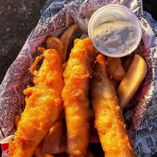 Cod fish n' chips