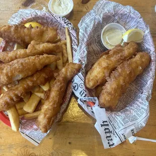 Cod fish and chips