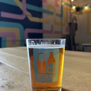 Love their inside seating and cute murals.