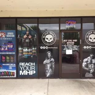 Perforated window decals for you business advertising