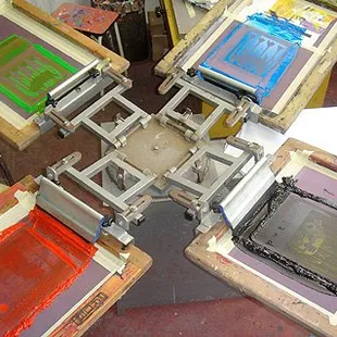 Screen print machine
