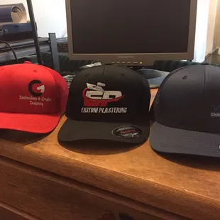 Custom embroidery for any type of hat