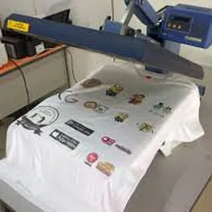 Heat press machine, which helps make custom t-shirts with logos