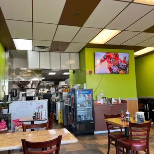 the interior of a restaurant