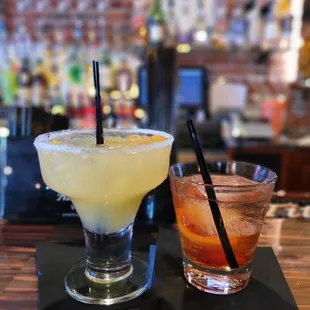 Breakfast Margarita and Fistful Old Fashion