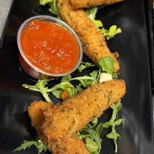Homemade Mozzarella Sticks