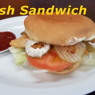 Fish sandwich