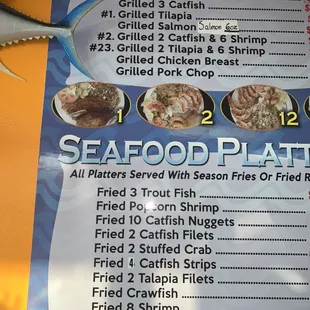 Grill Platter And Seafood Platter