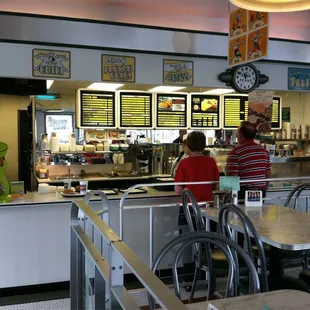 customers at the counter