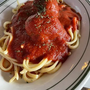 Homemade Egg Noodles with Meatballs