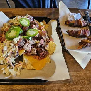 Nachos and poppers