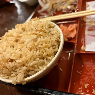 Rice was cold