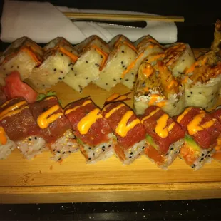 Top to bottom: Po Boy Roll, Colonels Roll