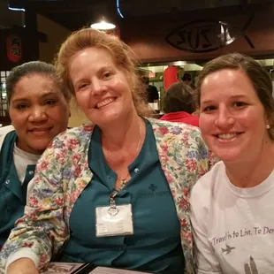 Enjoying lunch at Geaux Fish