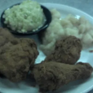 3 Piece Chicken Dinner.