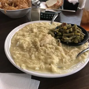 Monday night only chicken &amp; noodles!