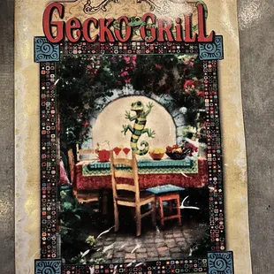 Menu cover as of November 2024