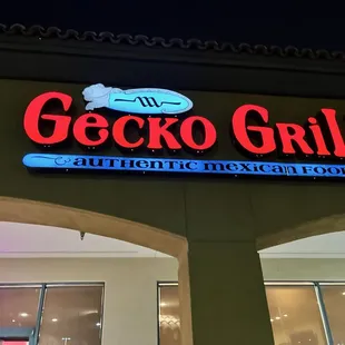 Outside of Gecko Grill