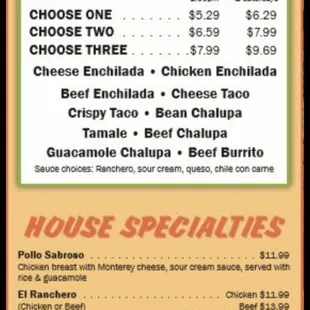 Lunch specials served all day!