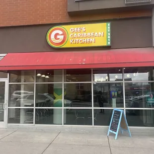 the outside of the restaurant