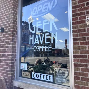 Yes, it was open.  Yes, we rode our bikes here