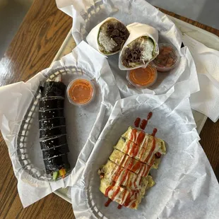 food, burritos and wraps