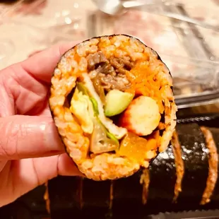 Spicy Bulgogi Kimbap