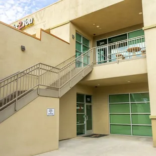 Entrance to our building