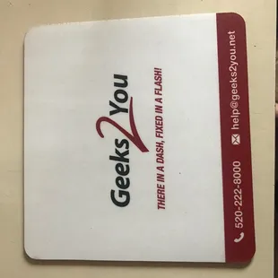 Free mouse pad ;)