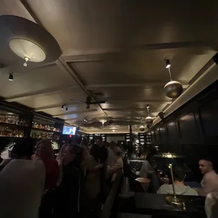 Inside on a Friday night