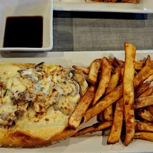 Italian Philly dip with Brew City fries