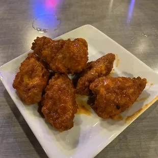 Wings good sized great flavor for the extra hot.
