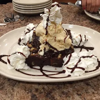 Chocolate Chocolate Brownie Sundae
