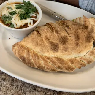 Santa Fe Chicken Calzone