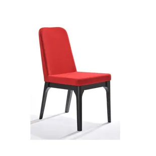 Modrest Comet Modern Red Fabric Dining Chair (Set of 2)