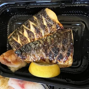 Grilled mackerel