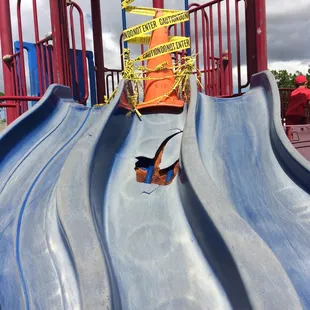 Slide has been broken for over two years!