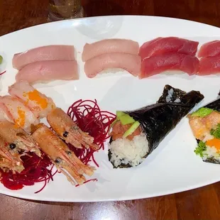 sushi and sashimi