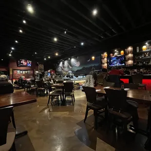 interior, sushi and sashimi