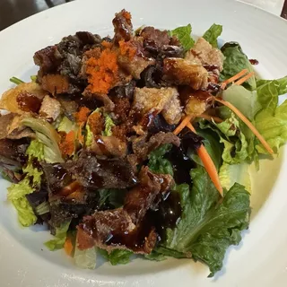 Salmon Skin Salad