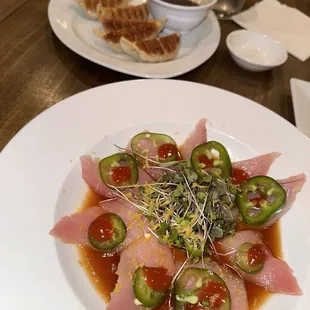 Yellowtail Yuzu &amp; Gyoza Dumplings