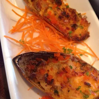 Baked Green Mussels